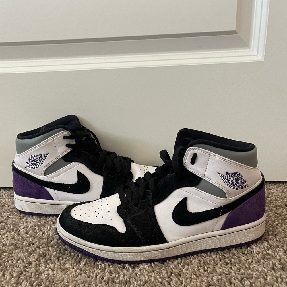 🚨SOLD🚨💜Nike Jordan 1 Mid Se Men’s Purple Sneakers💜